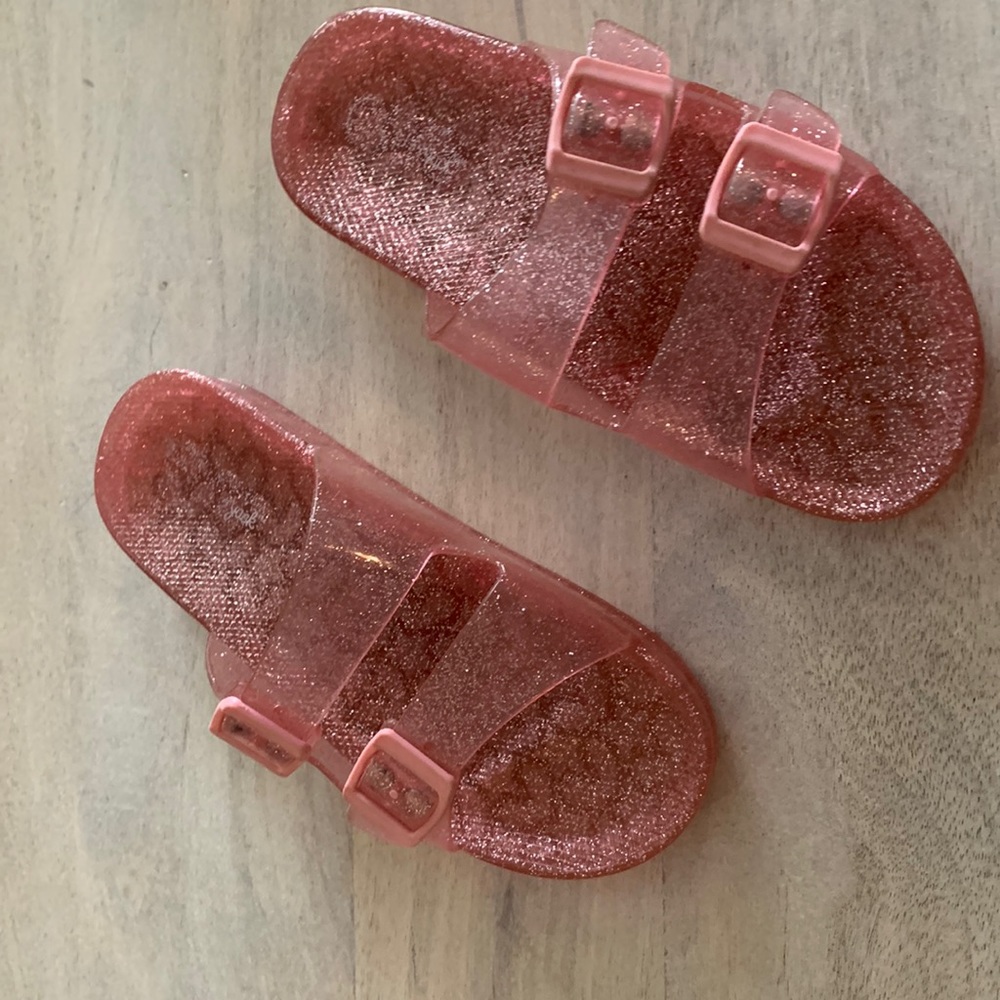 Pink water proof sandals